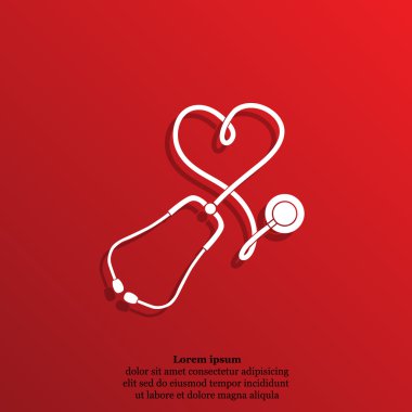 Sağlık stetoskop simgesi