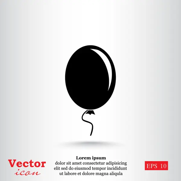 Icône de ballon d'air — Image vectorielle