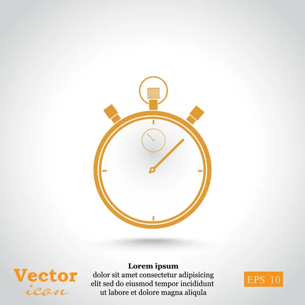 Icona del cronometro meccanico — Vettoriale Stock