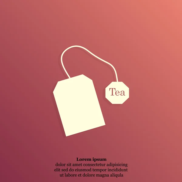 Papír teafilter ikon — Stock Vector