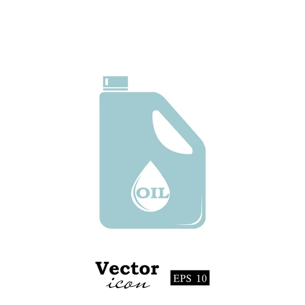 Motor oil canister icon — Stock Vector