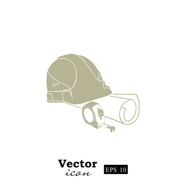 Icono de ingeniería de construcción — Vector de stock