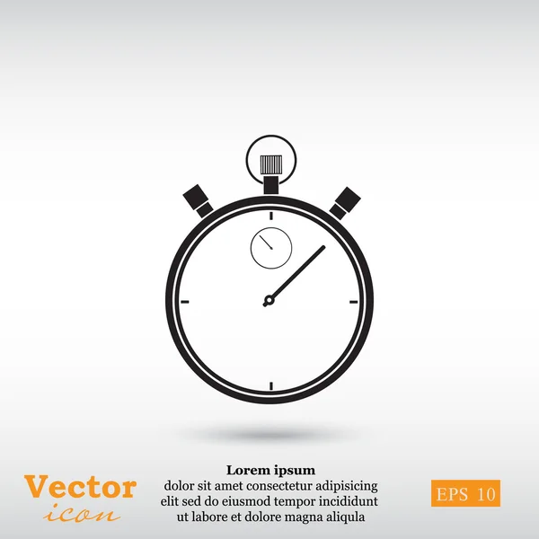 Ícone cronômetro mecânico — Vetor de Stock