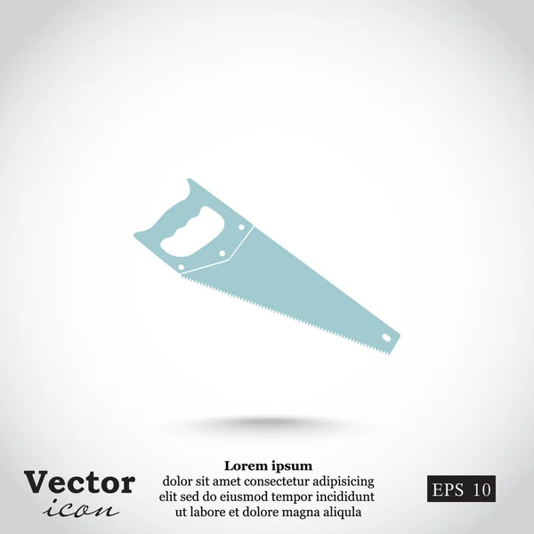 Ikona nástroje pila — Stockový vektor
