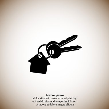 house keys icon clipart