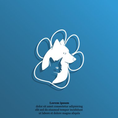 kedi ve köpek kutsal kişilerin resmi logosu