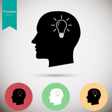 Düşünme, fikir simgesi