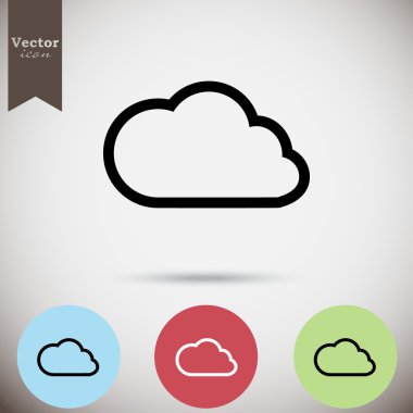 bulut hava Icons set