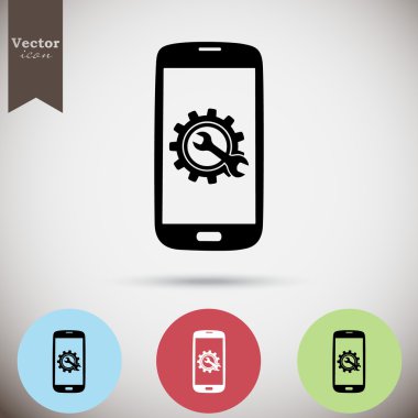 akıllı telefon hizmeti Icons set