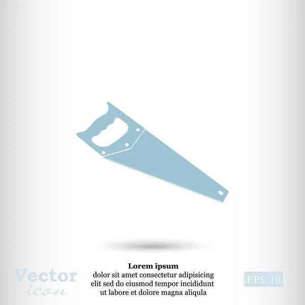 Icône d'outil de scie à métaux — Image vectorielle