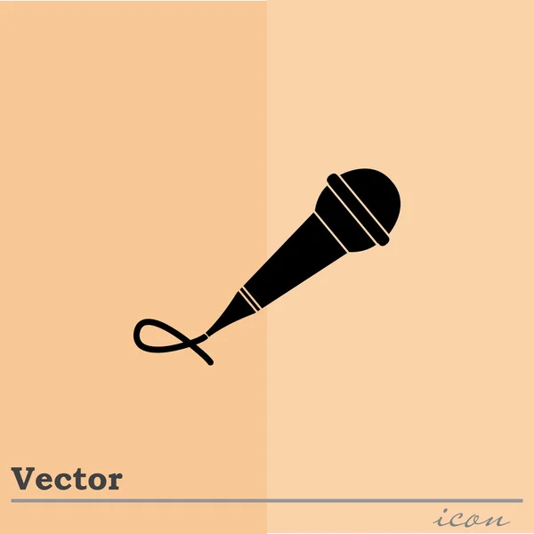 Icône de microphone vocal — Image vectorielle