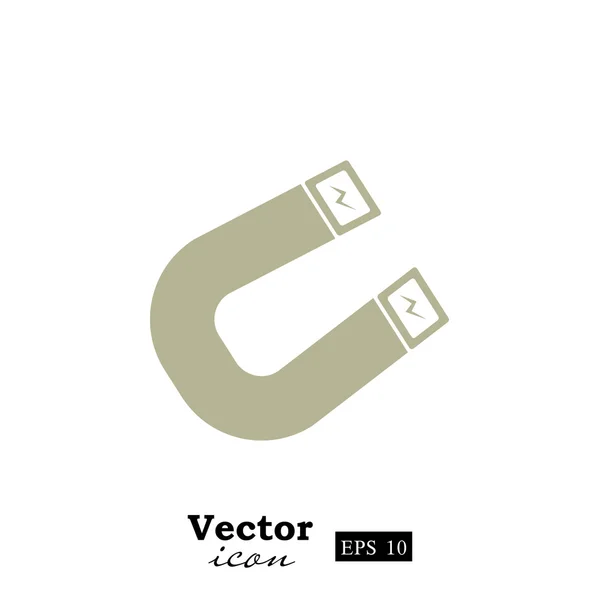 Power metal mágnes ikon — Stock Vector