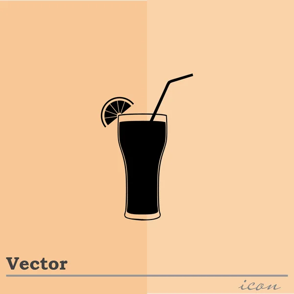 Icono de bebida de cóctel — Vector de stock