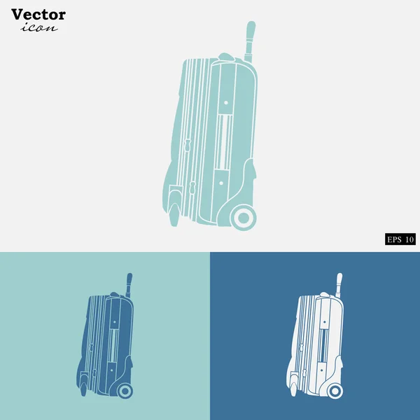 Iconos bolsa de viaje — Archivo Imágenes Vectoriales