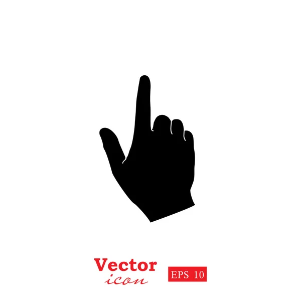 Odaad mutatót kurzor ikon — Stock Vector