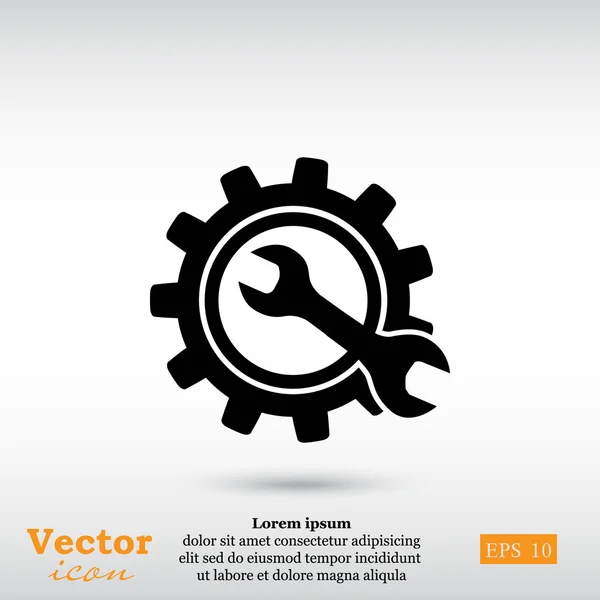Icône de service de réparation — Image vectorielle