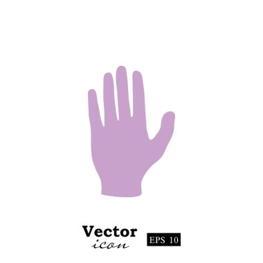 Açık el işareti simgesi