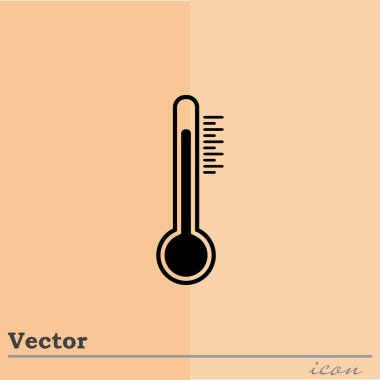 sıcaklık, termometre simgesi