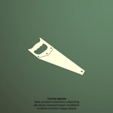 demir testeresi aracı simgesini