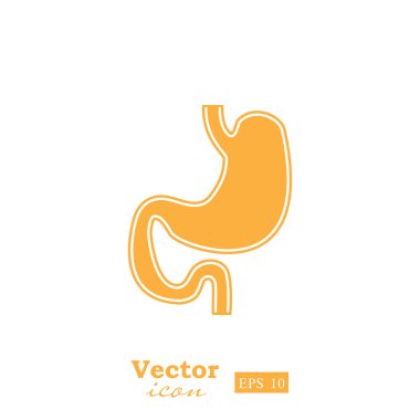 İnsan mide organı simgesi