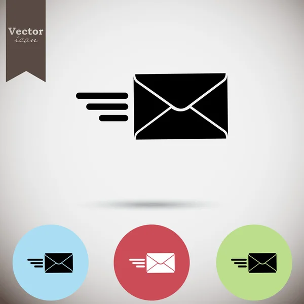 Mail kuvertet ikoner set — Stock vektor