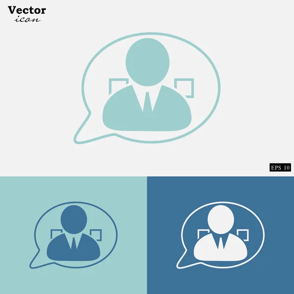 Icono de atención al cliente — Vector de stock