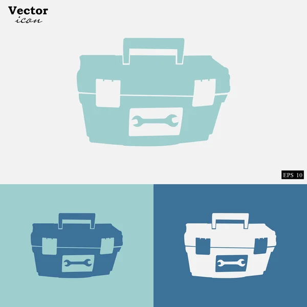 Conjunto de iconos de caja de herramientas de reparación — Vector de stock