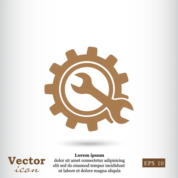 Servicio de reparación icono — Archivo Imágenes Vectoriales