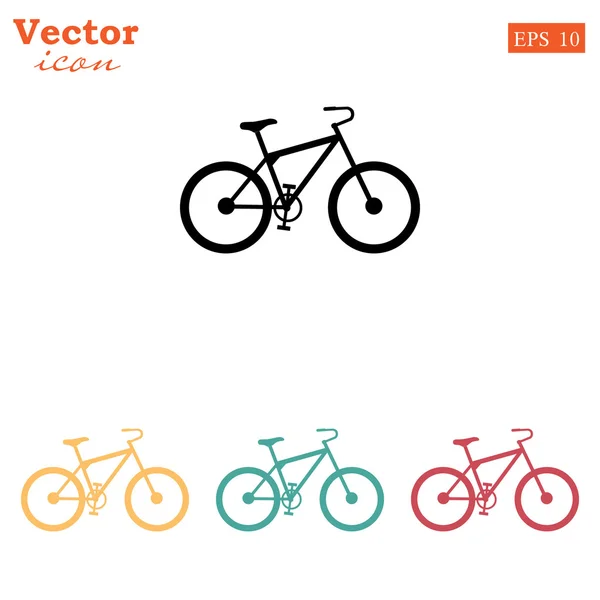 Bicicleta, icono de bicicleta — Vector de stock