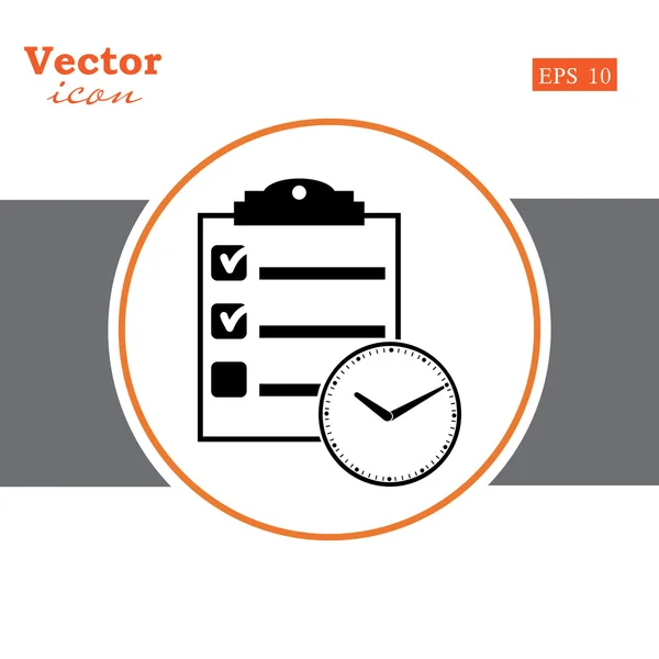 Business schema ikonen — Stock vektor