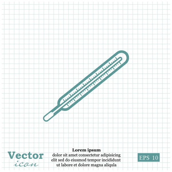 Medizinisches Thermometer — Stockvektor