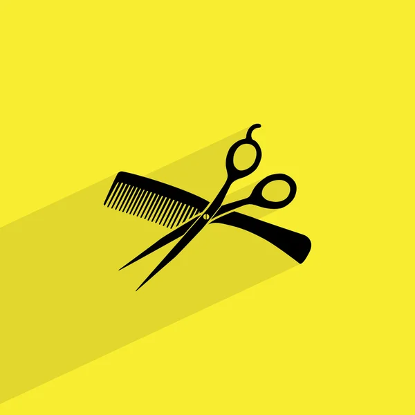 Икона парикмахерской — стоковый вектор