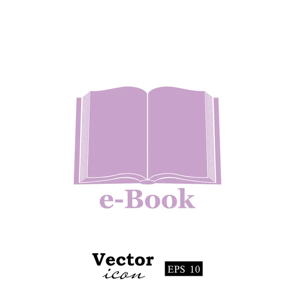 Elektronisk bokikonen — Stock vektor