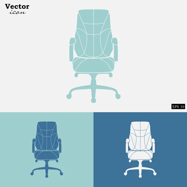 Oficina sillón icono — Archivo Imágenes Vectoriales
