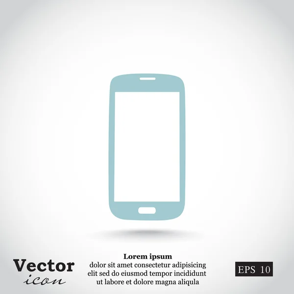 Ícone de smartphone moderno — Vetor de Stock