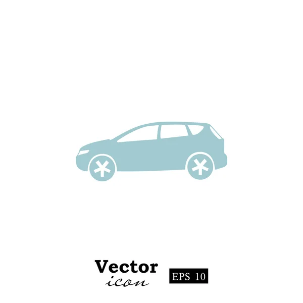 Modern suv car icon — Stock Vector