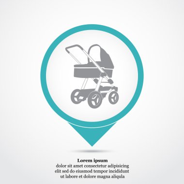Bebek arabası simgesi
