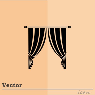 Tekstil iç perdeleri simgesi