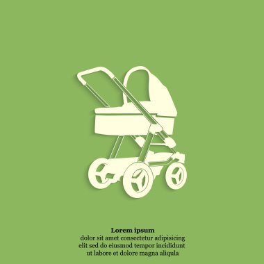 Bebek arabası simgesi