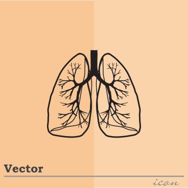 İnsan akciğerleri simgesi