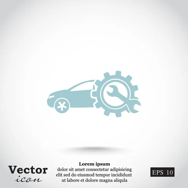 Bil service ikonen — Stock vektor