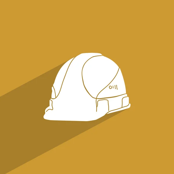 Construction hardhat icon — Stock Vector