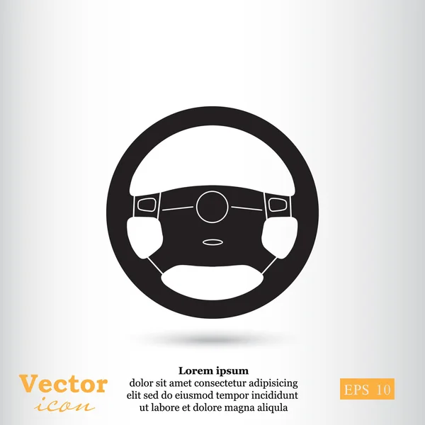 Icono del volante — Vector de stock