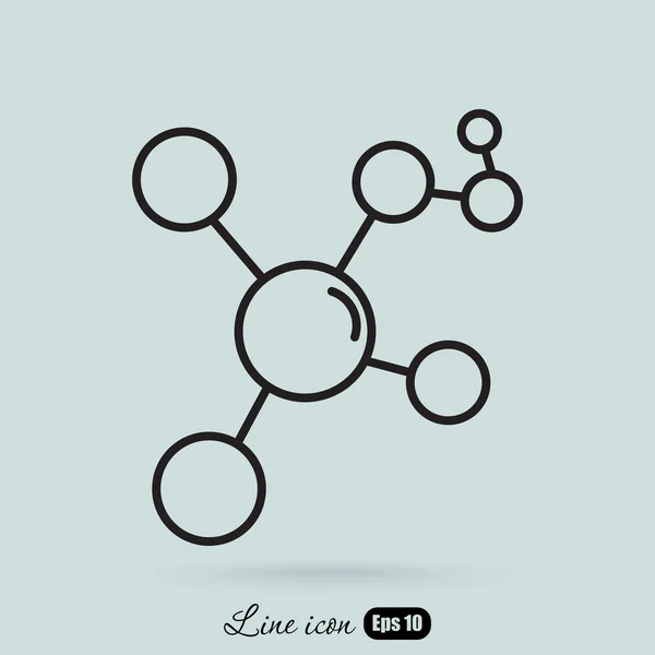 Yapısı molekül simgesi — Stok Vektör