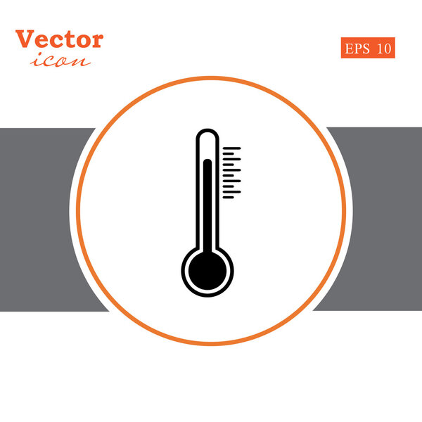 temperature, thermometer icon