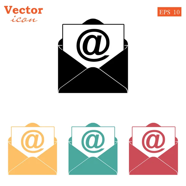 Conjunto de iconos de sobre de correo — Vector de stock