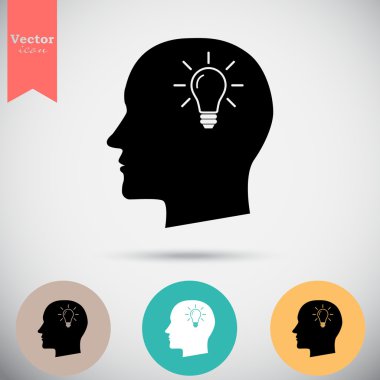 Düşünme, fikir simgesi