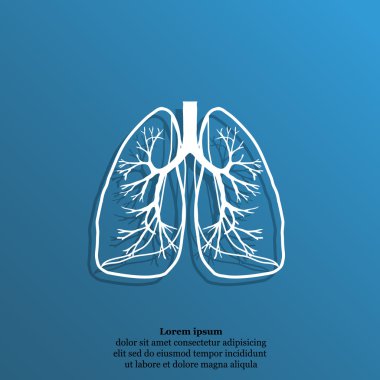 İnsan akciğerleri simgesi