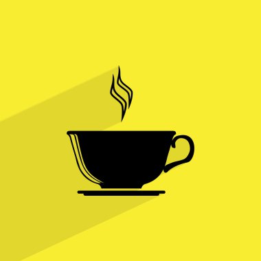 fincan çay, kahve simgesi
