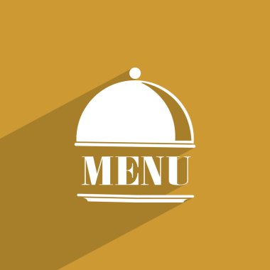 Restoran menü simgesini logosu